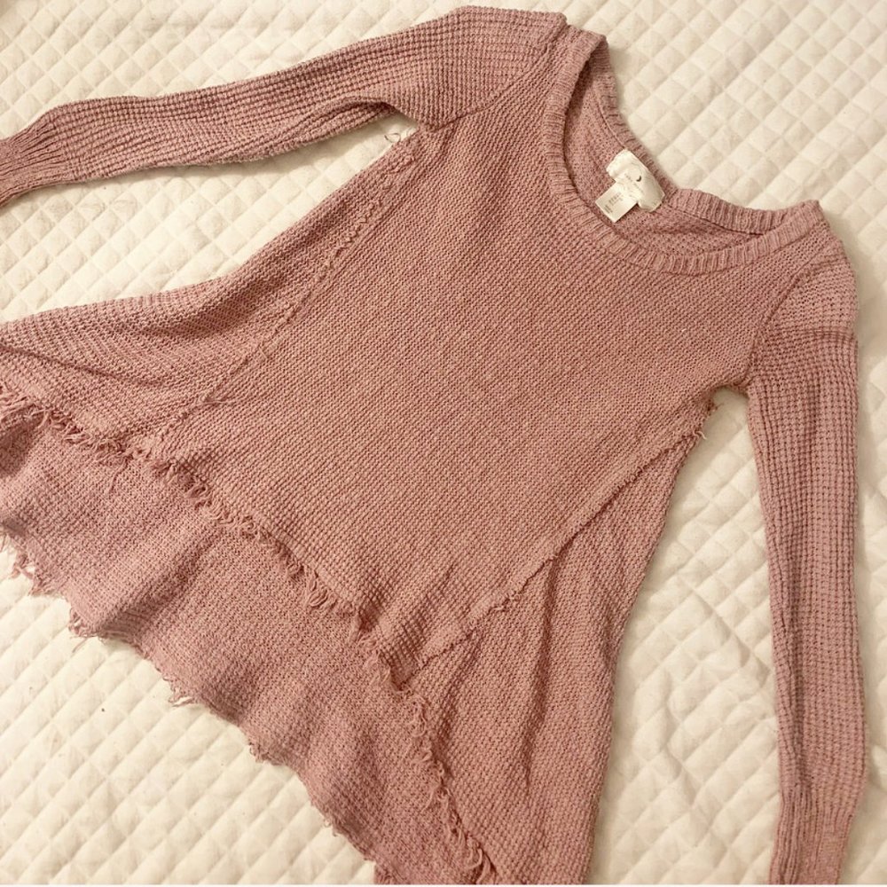 Dusty Rose Knit Sweater